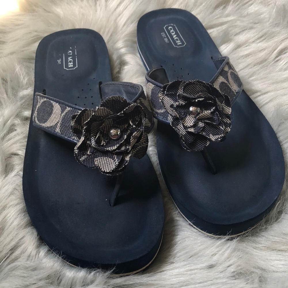 Coach Flip Flops